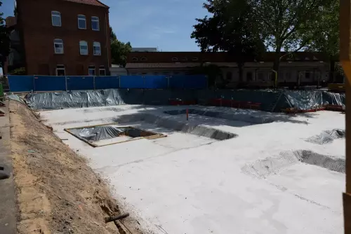 Fundament trocknen lassen - 1 von 3