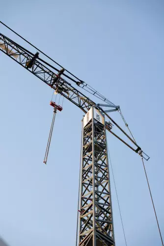 Kran im Einsatz - 2 von 3